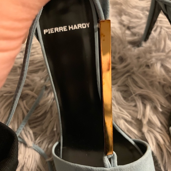 Pierre Hardy Metal blue high sandals - Picture 5 of 8